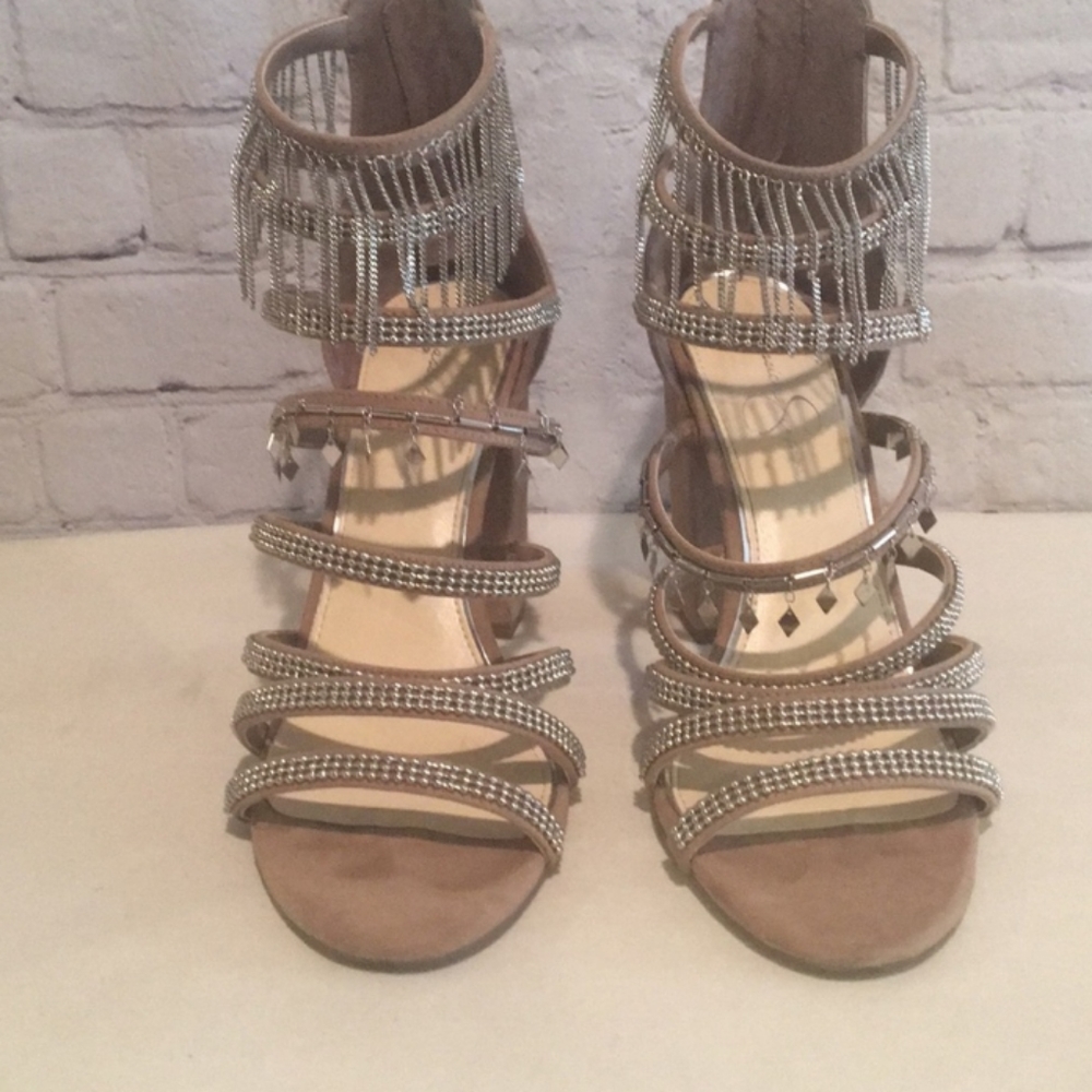 Moving Sale Embellished Sandals
